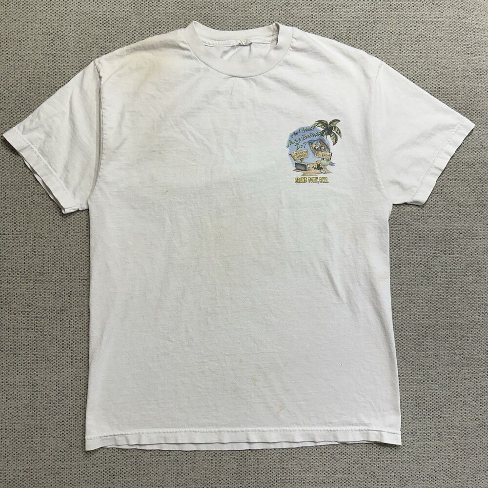 Vintage 00’s Jimmy Buffet Music Concern Tour Band T Shirt Size Large